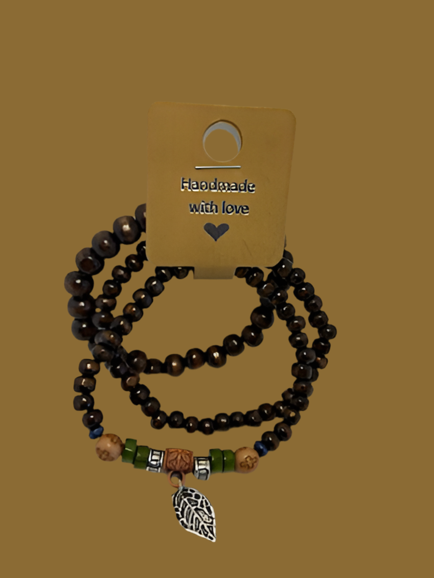 Wooden Bracelet Set of 3