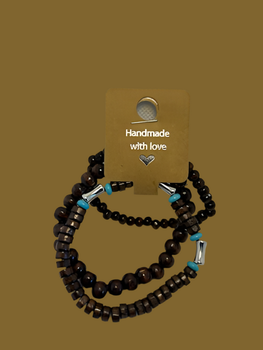Wooden Bracelet set of 3