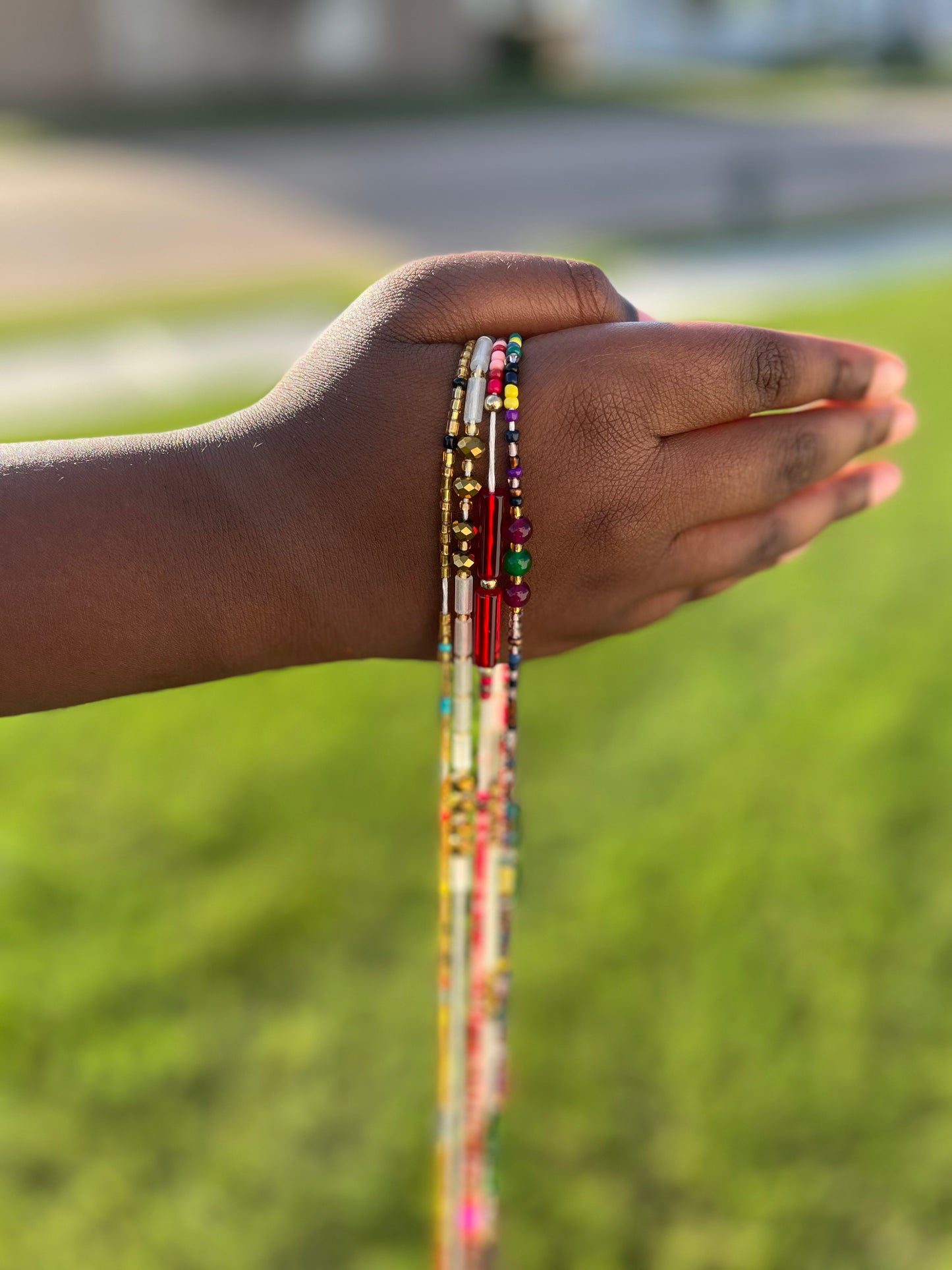 Waisted waist Beads set of 4 51’ inches